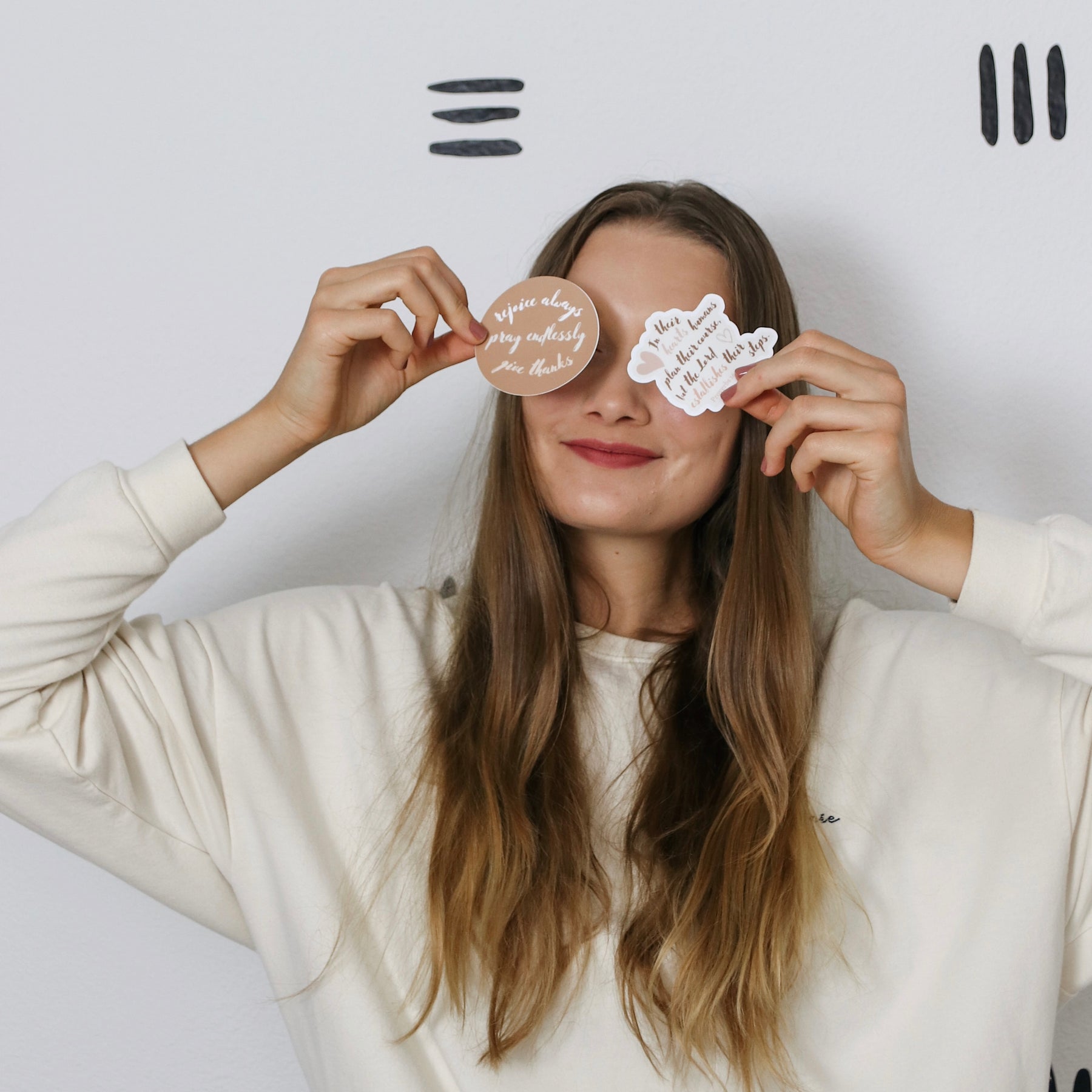 4 Christian Stickers Bundle - Minimalist