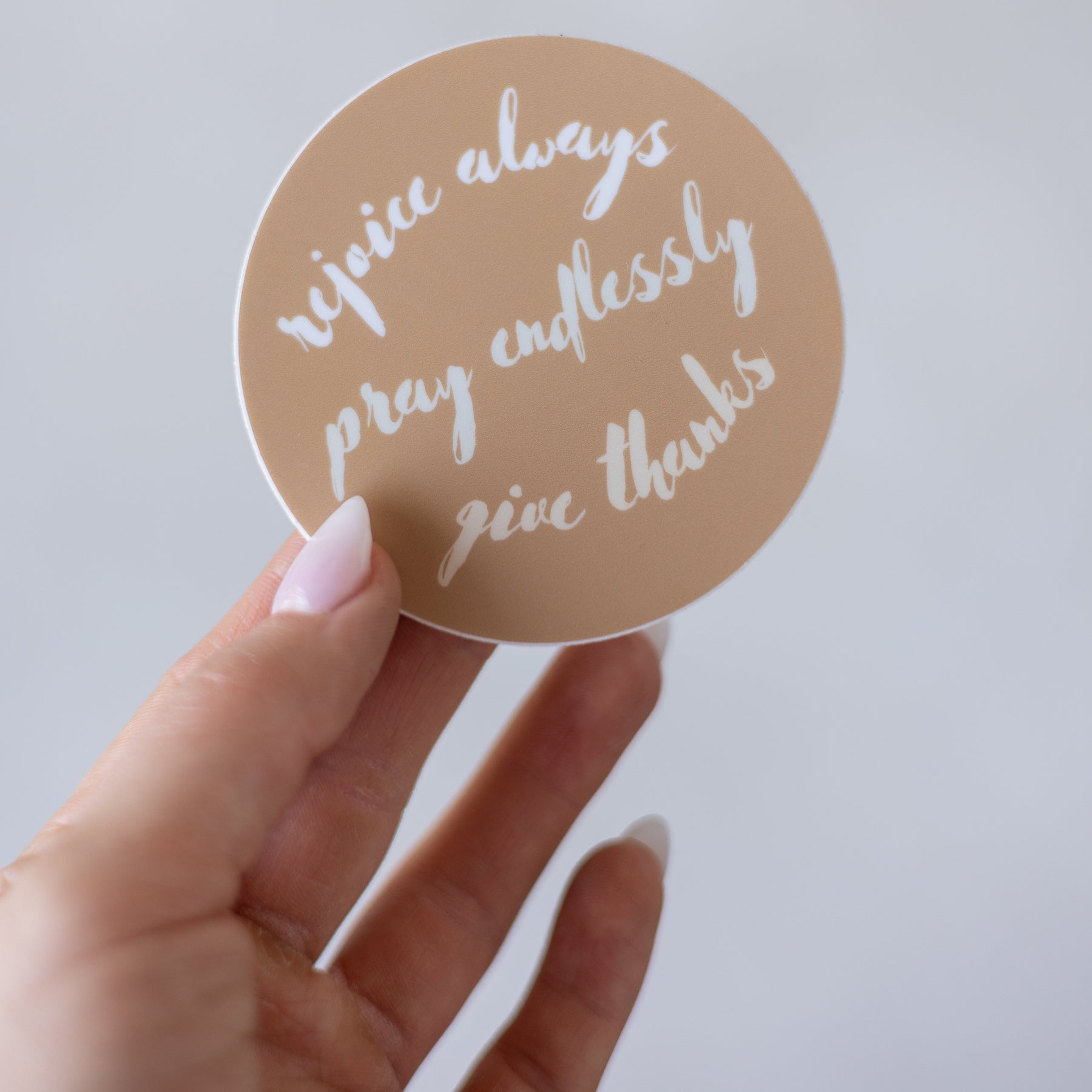 4 Christian Stickers Bundle - Minimalist
