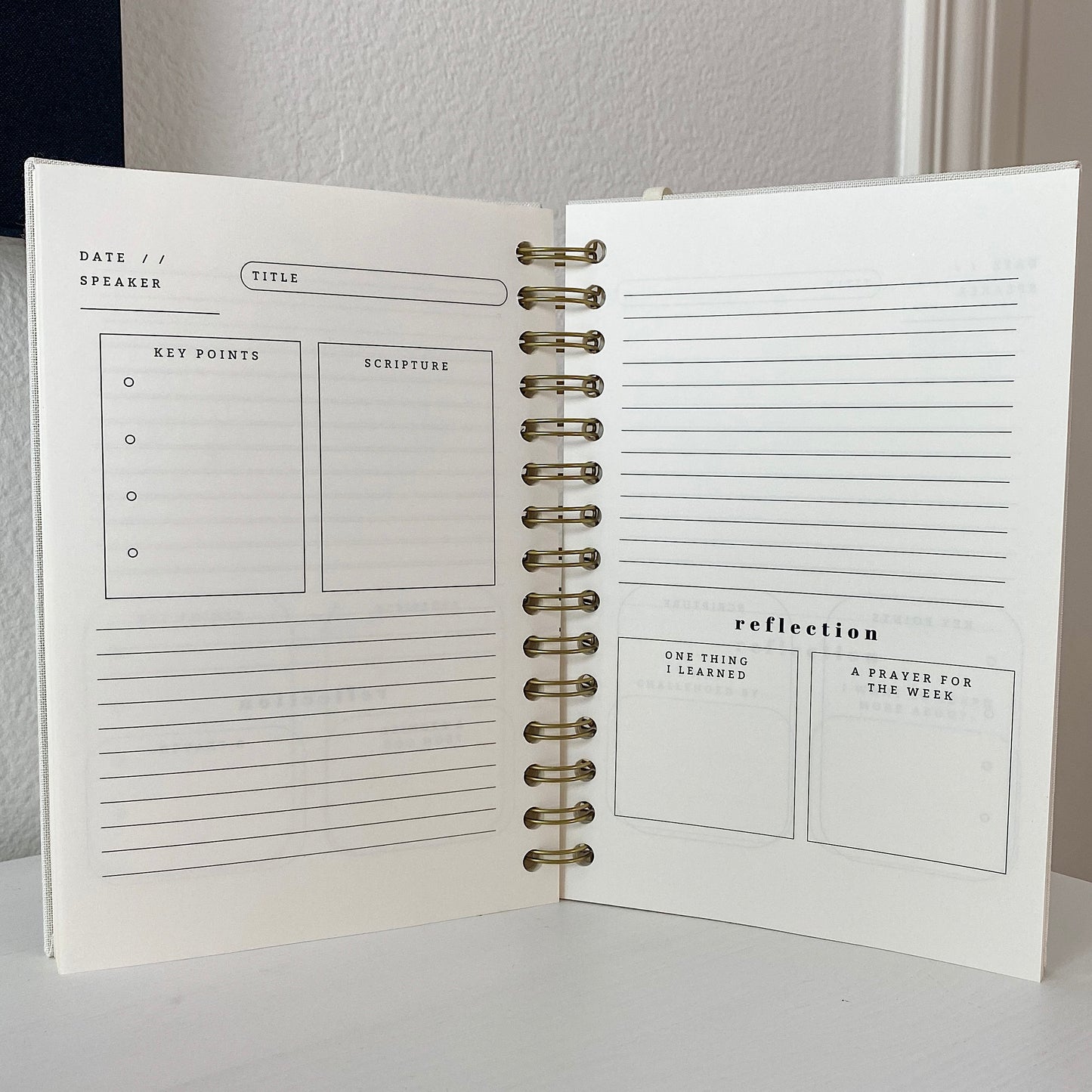 Church Notes Journal - Spiral