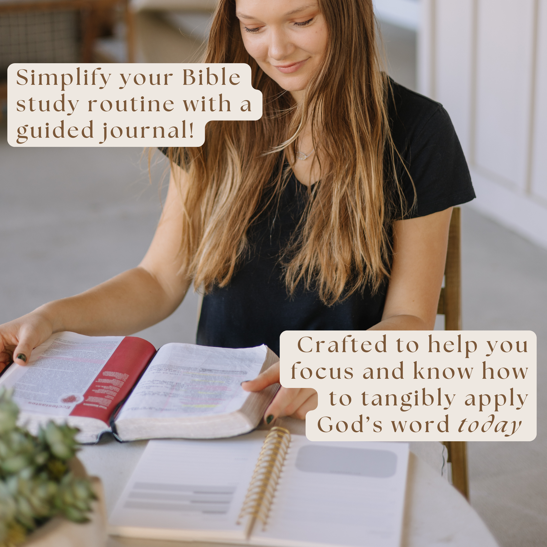 Bible Notes Journal by Steadfast & Sustained — a beautiful faith journal for women