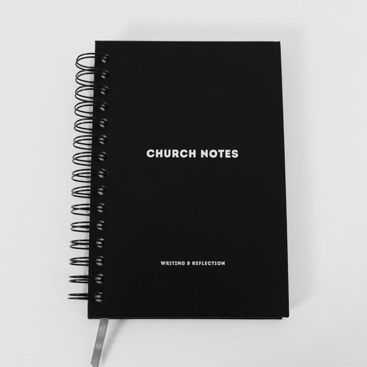 NEW Church Notes Journal - Spiral Charcoal