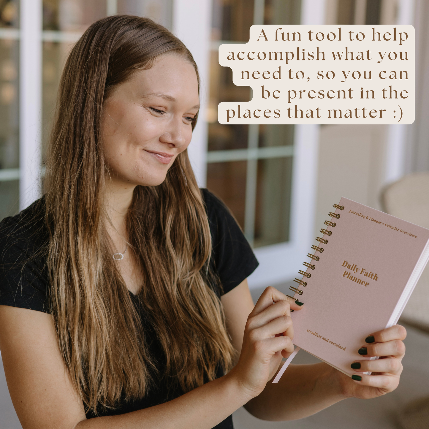 Daily Faith-Based Planner - Devotional Journaling Prompts, Calendar Planning, and Daily Planning