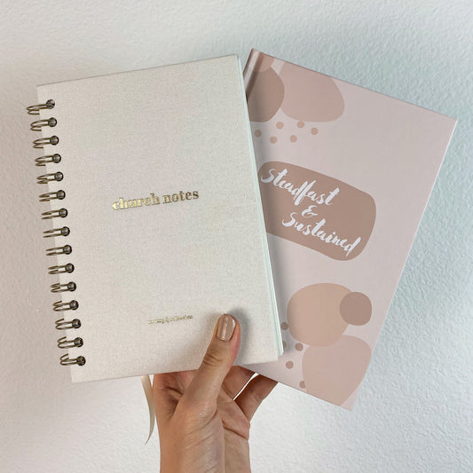 Journal Duo (Spiral): Bible Notes and Church Notes