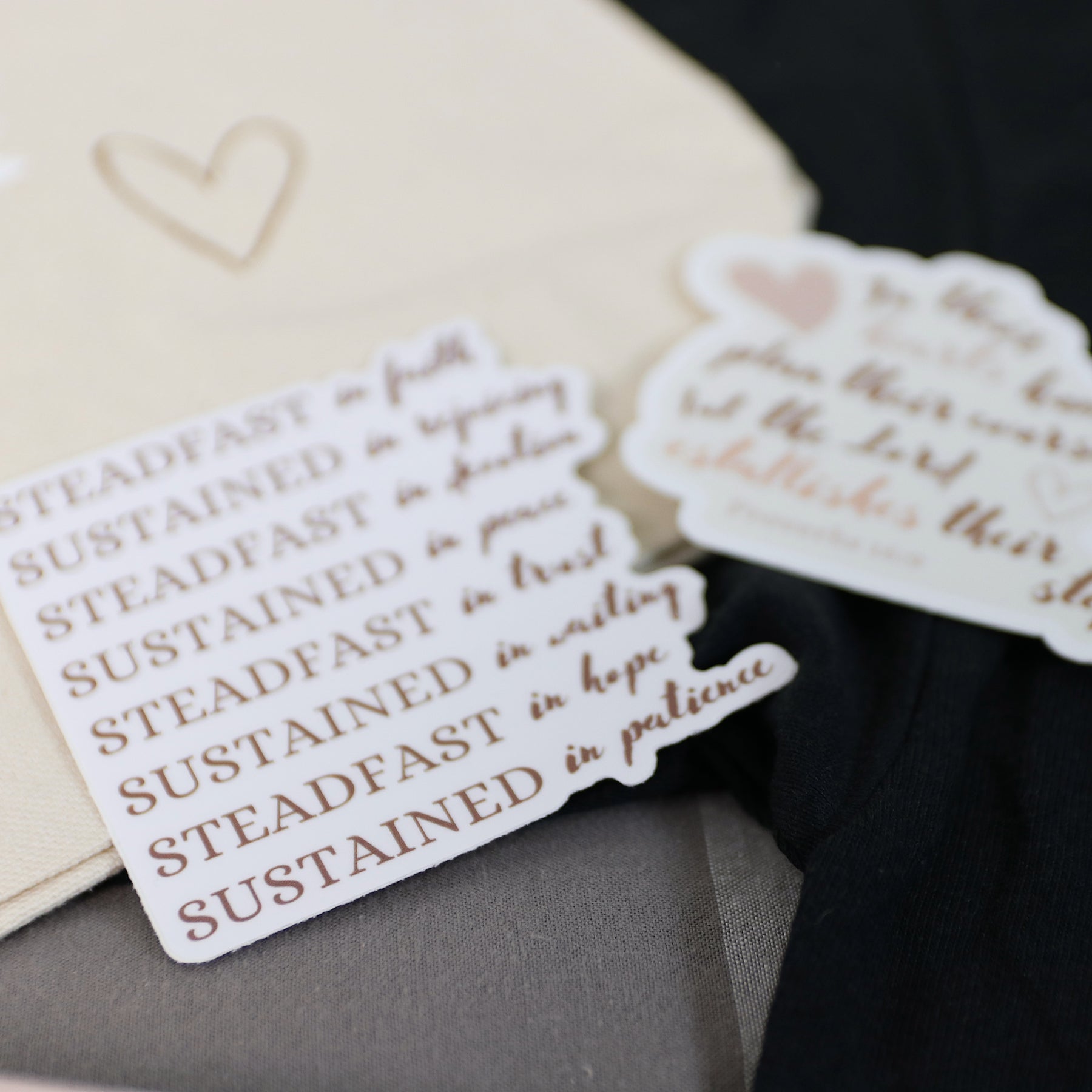 4 Christian Stickers Bundle - Minimalist