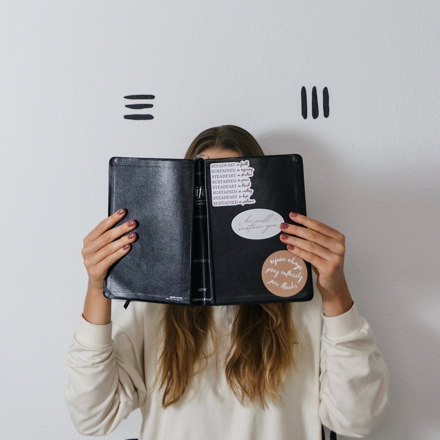 4 Christian Stickers Bundle - Minimalist