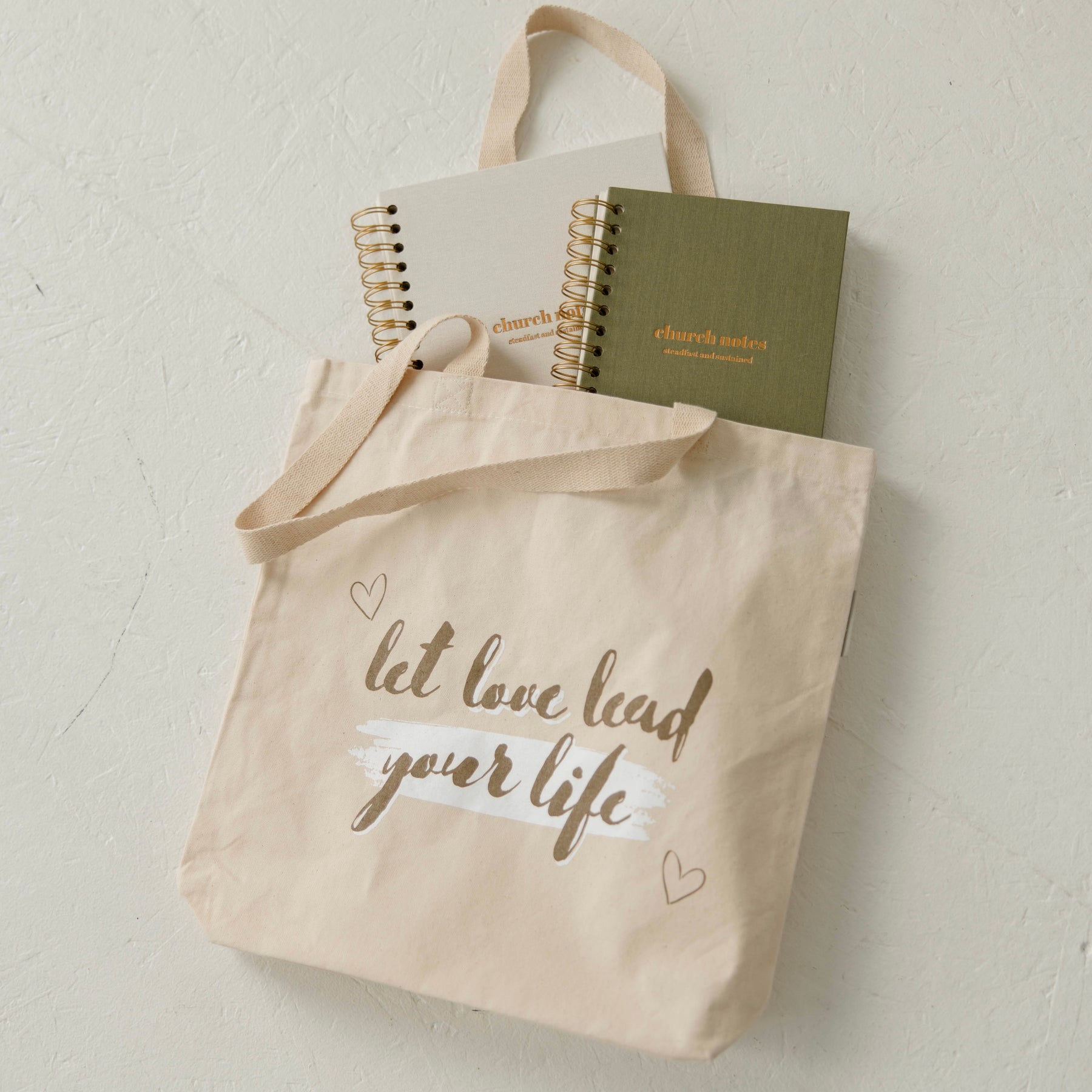 Let Love Lead Your Life canvas tote bag by Steadfast & Sustained