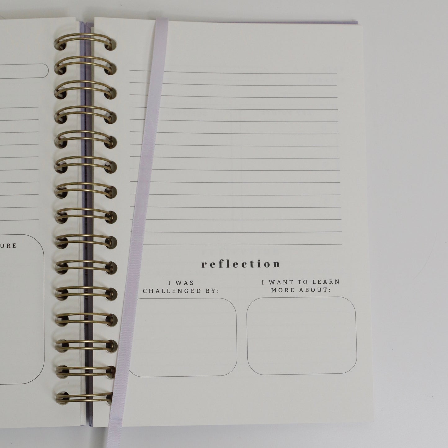 Church Notes Journal - Spiral Linen Purple