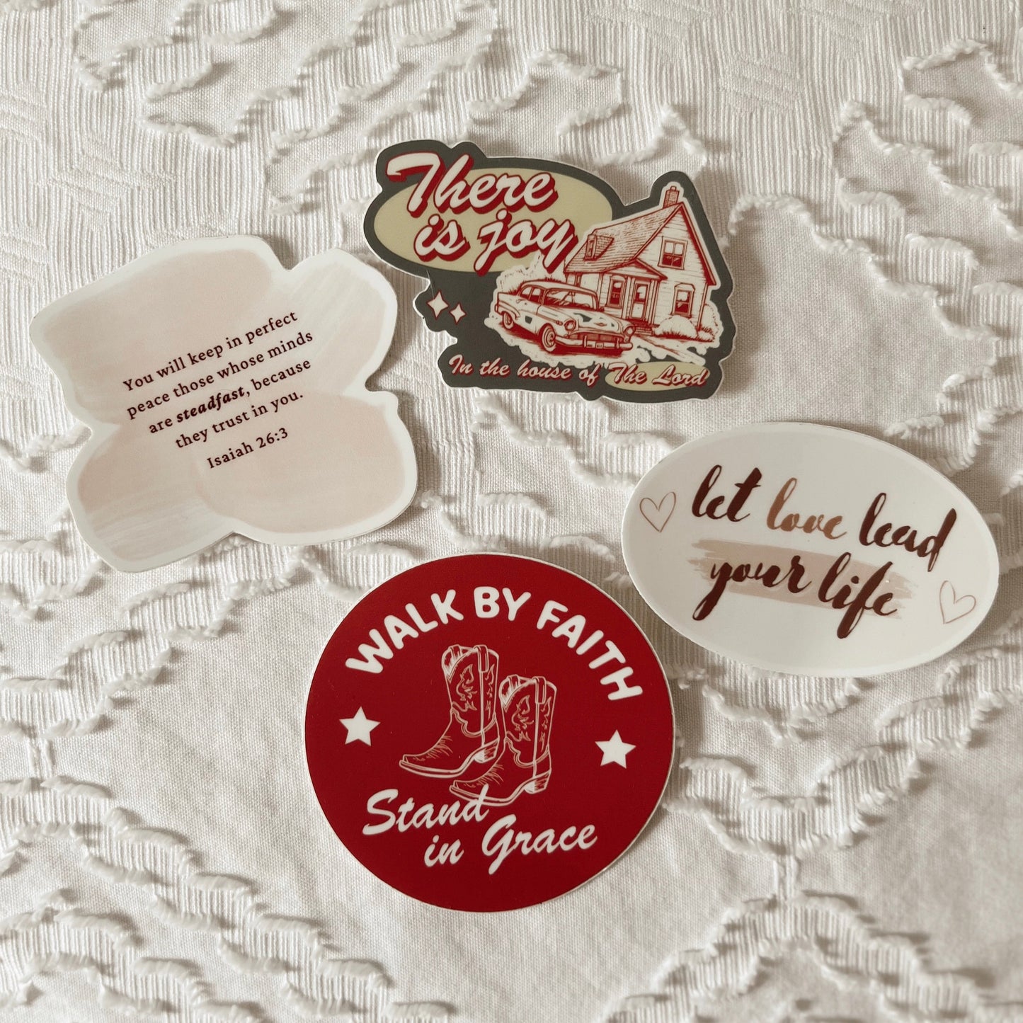 4 Christian Stickers Bundle - NEW Fall 2025