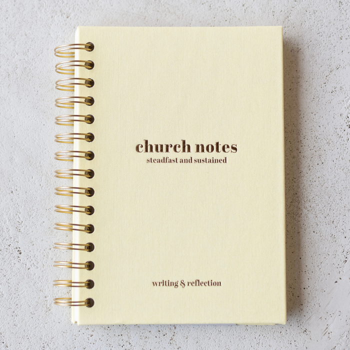 Church Notes Journal Spiral | Stay Focused & Grow in Faith Weekly