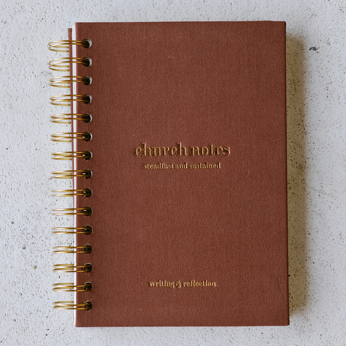 Church Notes Journal Spiral | Stay Focused & Grow in Faith Weekly
