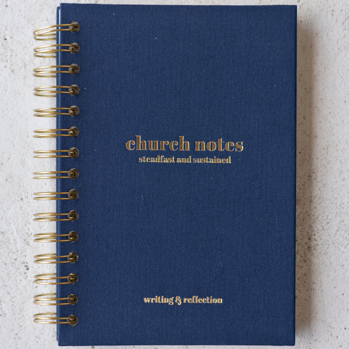 Church Notes Journal Spiral | Stay Focused & Grow in Faith Weekly