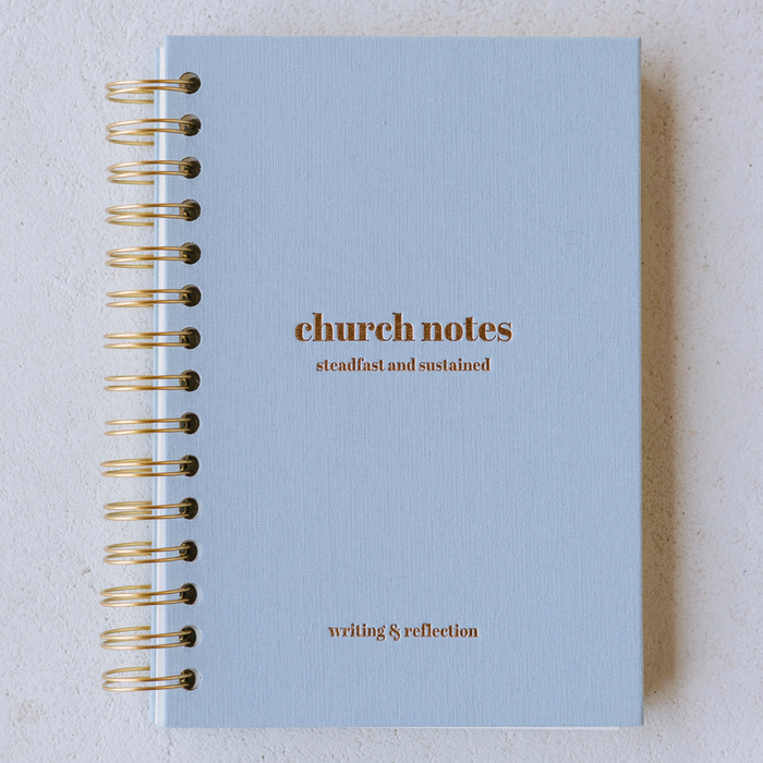 Church Notes Journal Spiral | Stay Focused & Grow in Faith Weekly