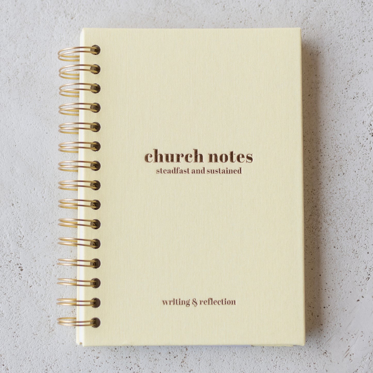 Church Notes Journal Spiral | Stay Focused & Grow in Faith Weekly