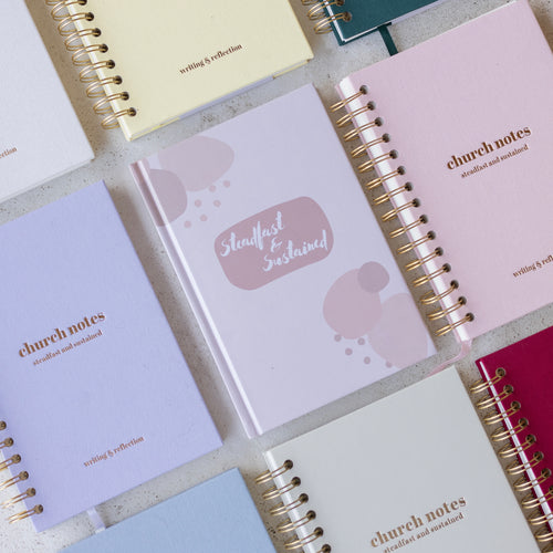Bible Notes, Church Notes & Planner Trio