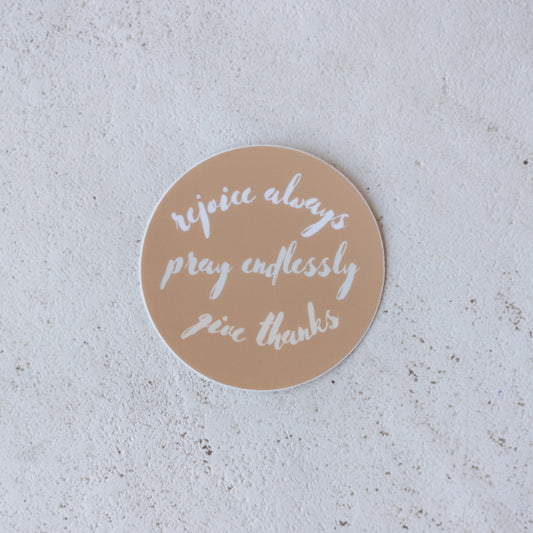 Rejoice Always Sticker
