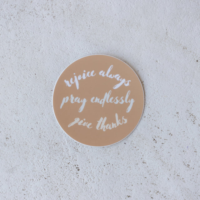 Rejoice Always Sticker