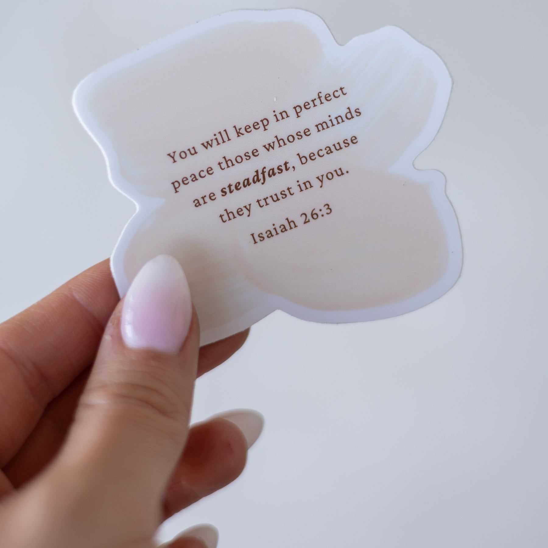 Perfect Peace, Isaiah Sticker