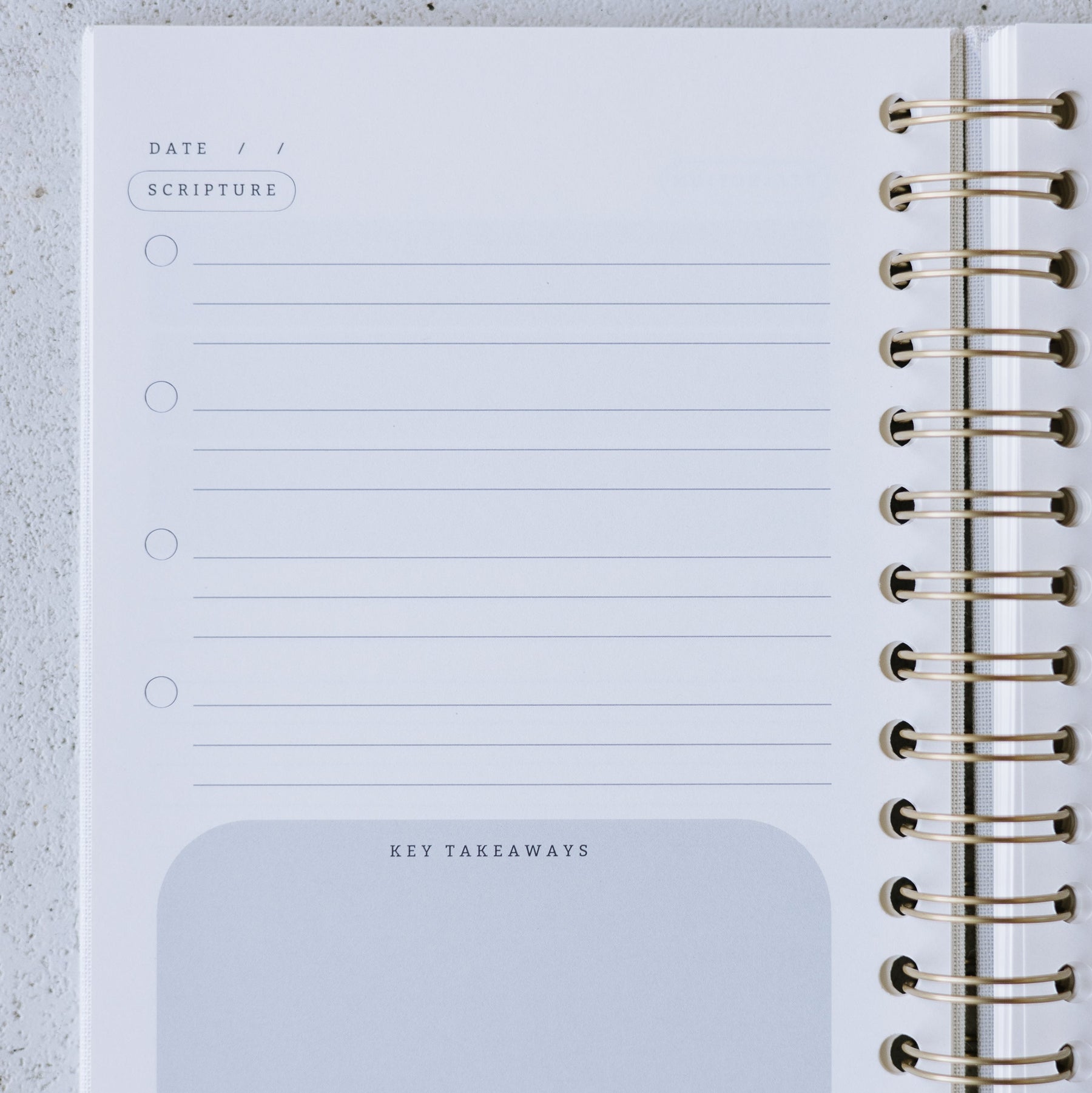 Bible Notes Journal – Guided Scripture Study & Reflection
