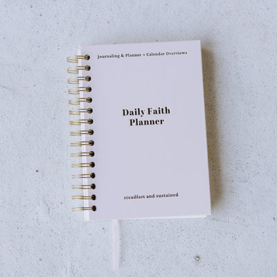 Daily Faith-Based Planner - Devotional Journaling Prompts, Calendar Planning, and Daily Planning