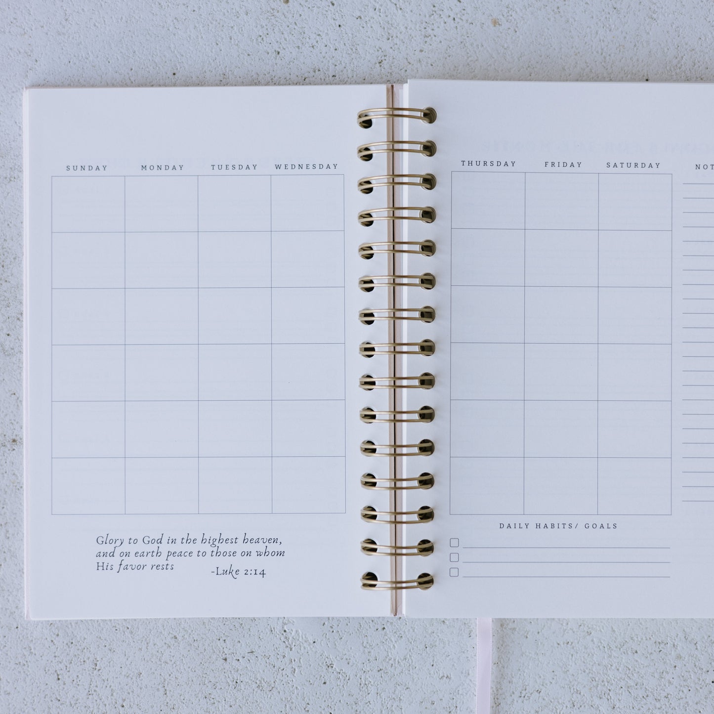 Daily Faith-Based Planner - Devotional Journaling Prompts, Calendar Planning, and Daily Planning