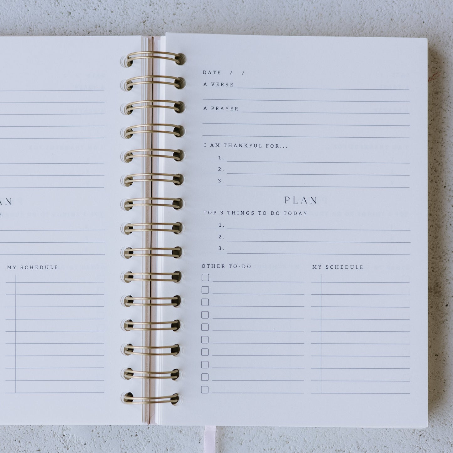 Daily Faith-Based Planner - Devotional Journaling Prompts, Calendar Planning, and Daily Planning