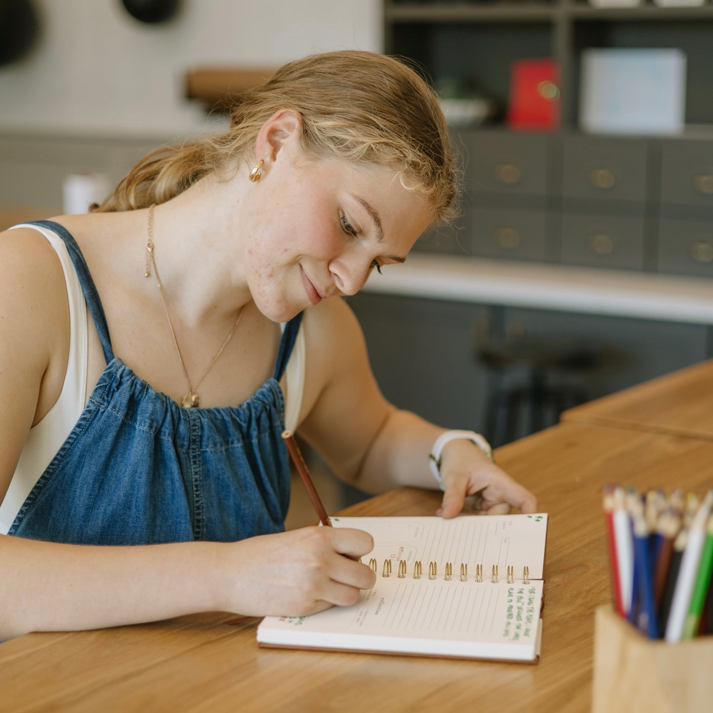 Church Notes Journal - EXTRA MARGIN SPACE Edition - Brown Faux Leather