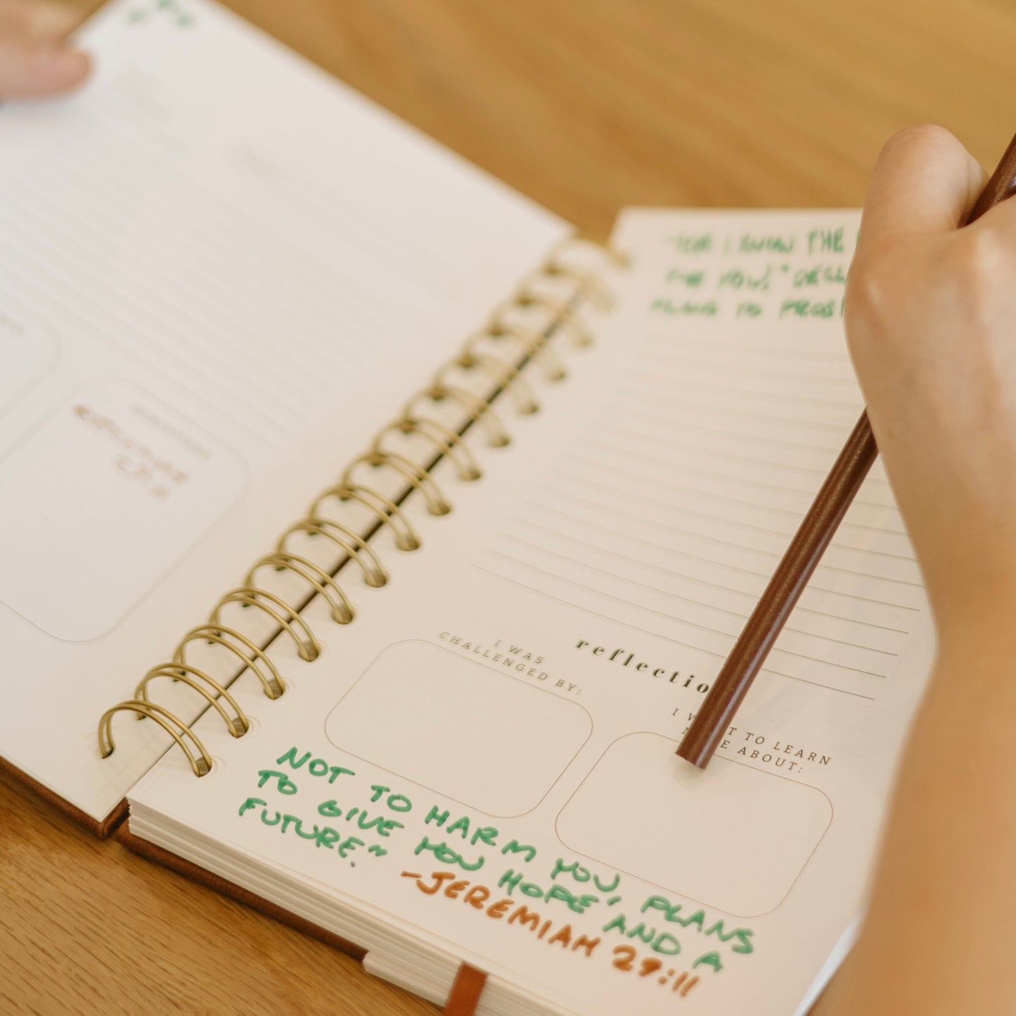 Church Notes Journal - EXTRA MARGIN SPACE Edition - Black Leatherette