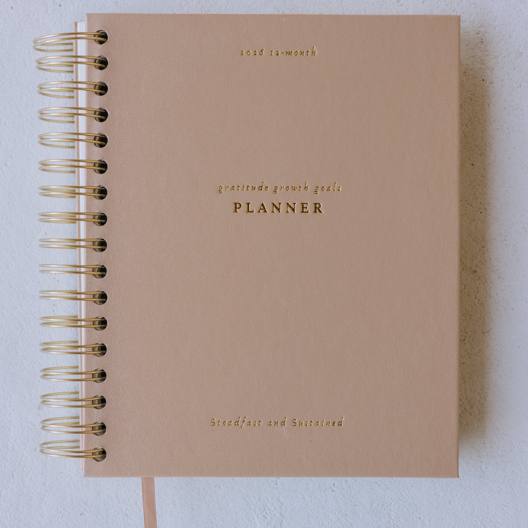 Steadfast & Sustained 2026 Faith-Based Planner for goals, gratitude, and intentional growth
