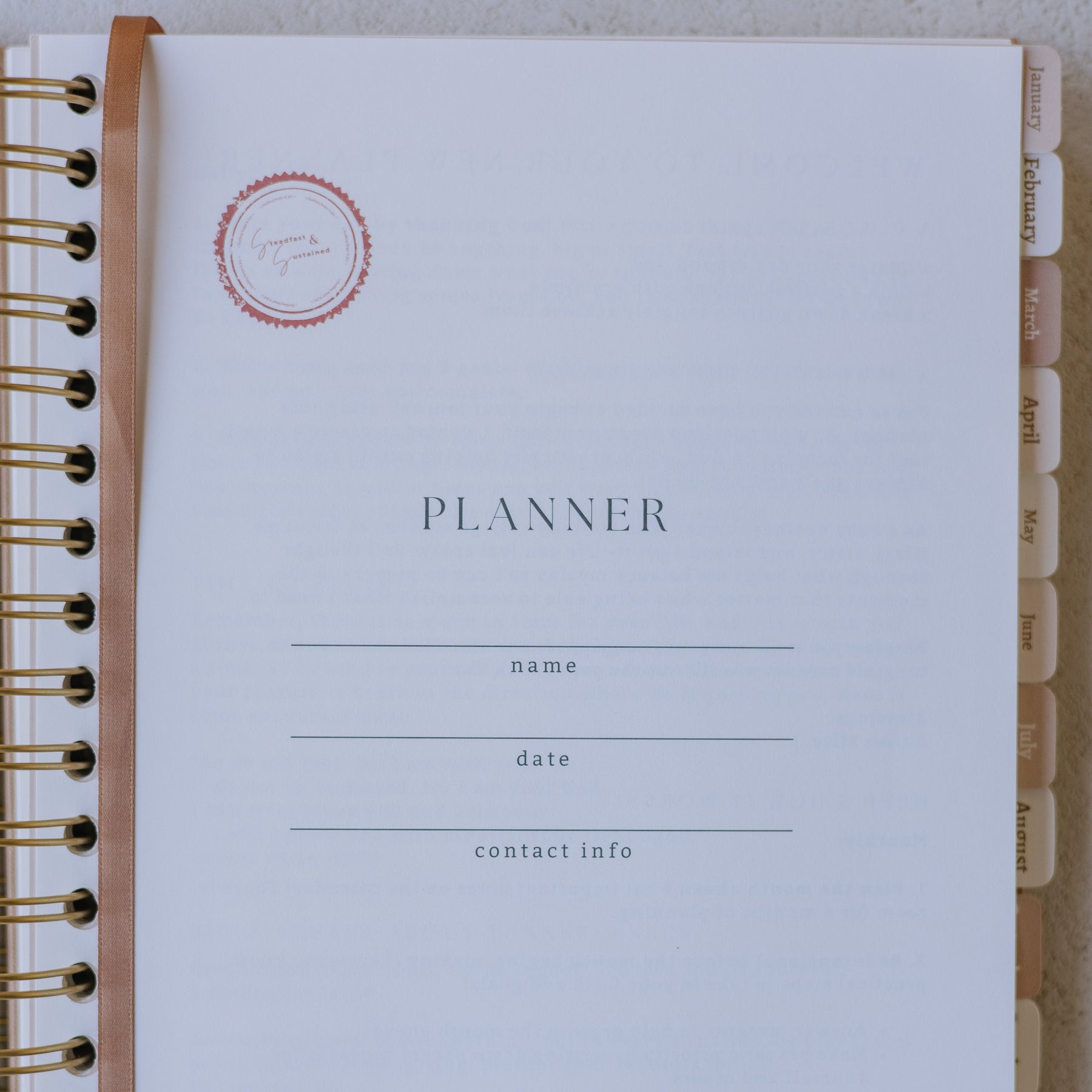 2026 Faith-Based Planner – Goals, Gratitude & Intentional Growth