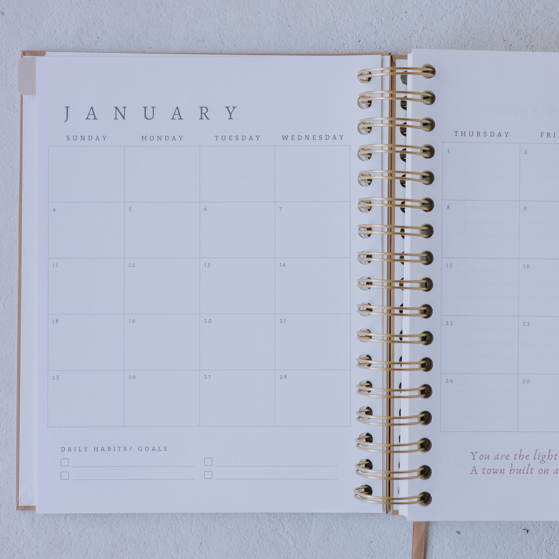 2026 Faith-Based Planner – Goals, Gratitude & Intentional Growth