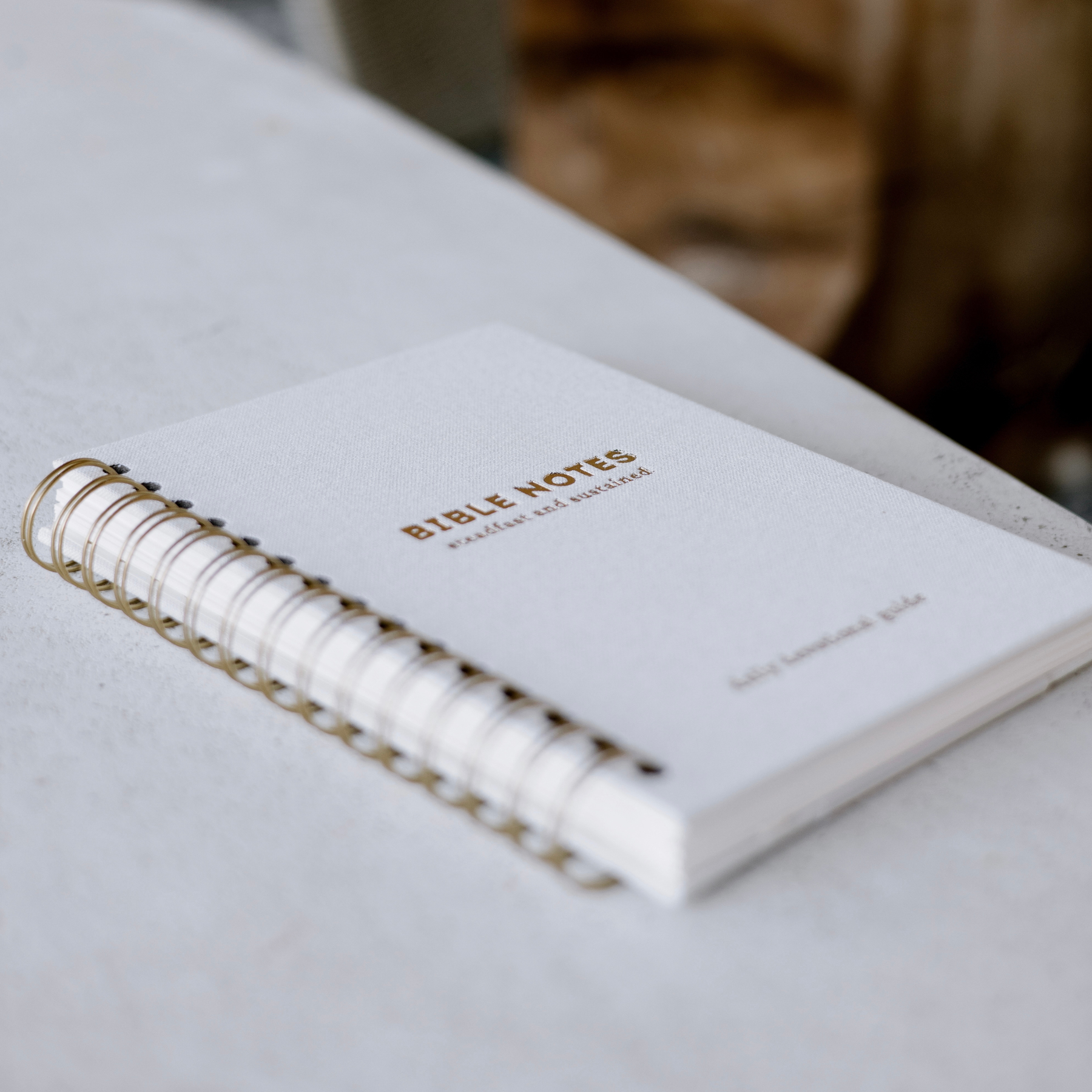 Guided Bible study journal for daily quiet time and Scripture reflection