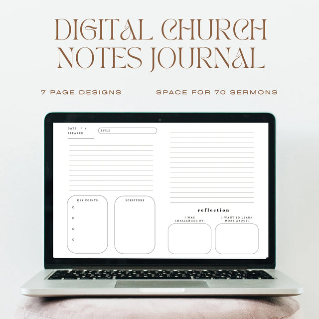 Digital Church Notes (Minimalist)