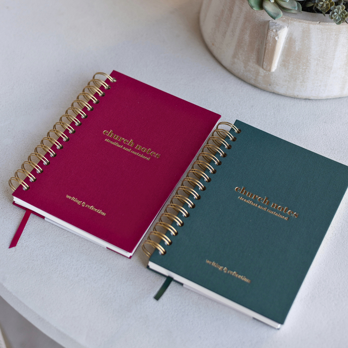 Church Notes Journal Spiral | Stay Focused & Grow in Faith Weekly