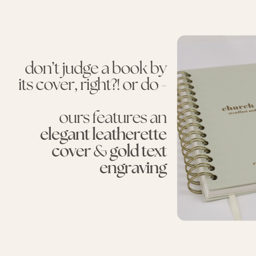 Church Notes Journal - Extended Edition - Spiral, Light Green Leatherette