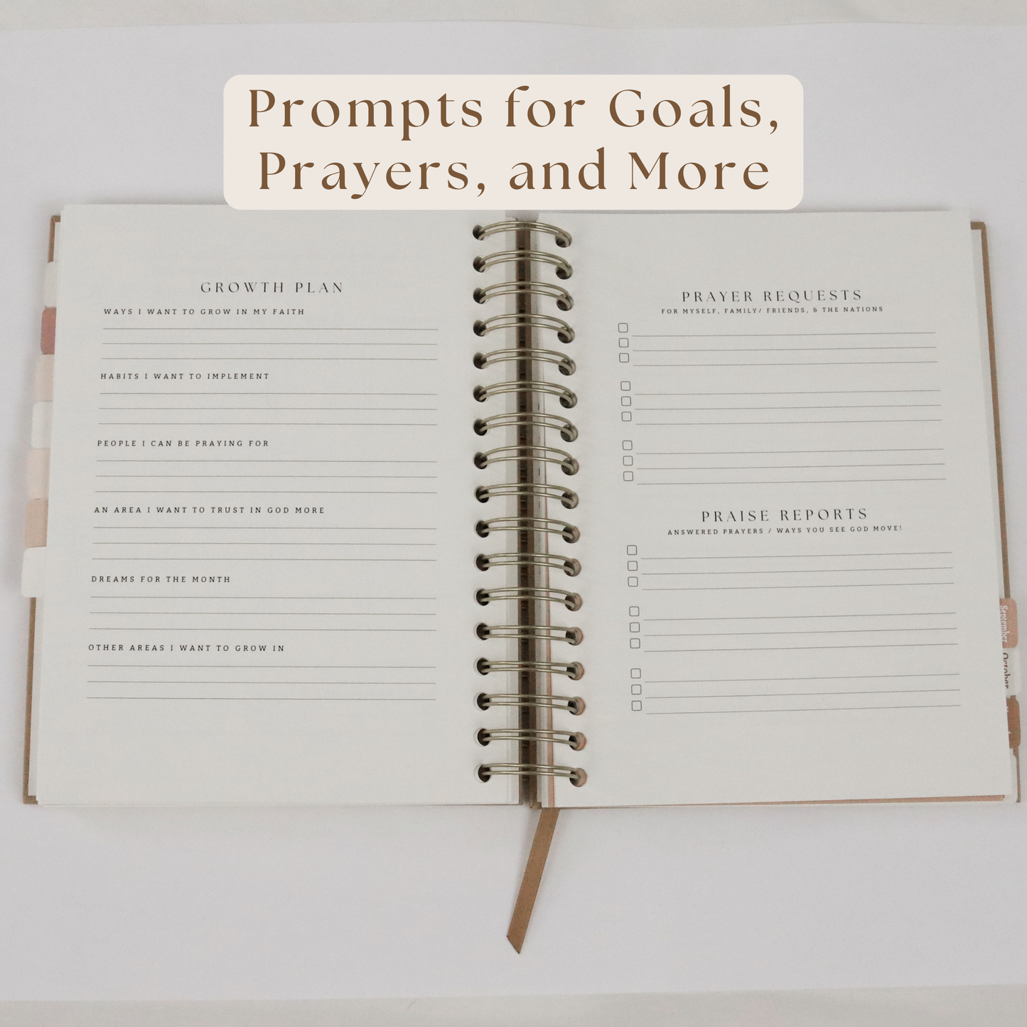 PREORDER: 2026 Yearly Faith, Goals, and Gratitude Planner