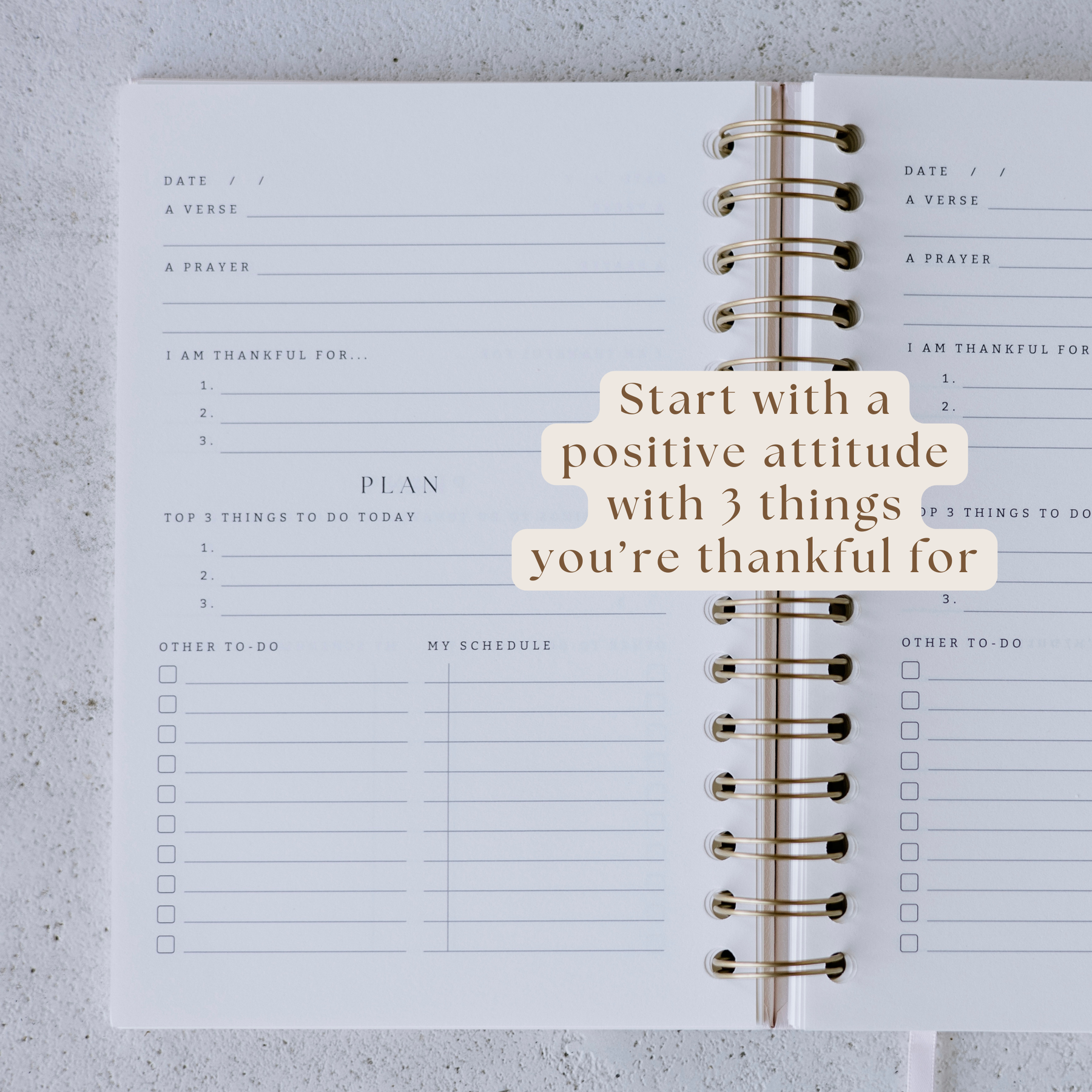 Daily Faith-Based Planner - Devotional Journaling Prompts, Calendar Planning, and Daily Planning
