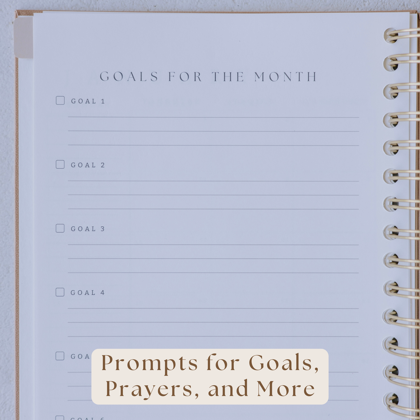 2026 Faith-Based Planner – Goals, Gratitude & Intentional Growth