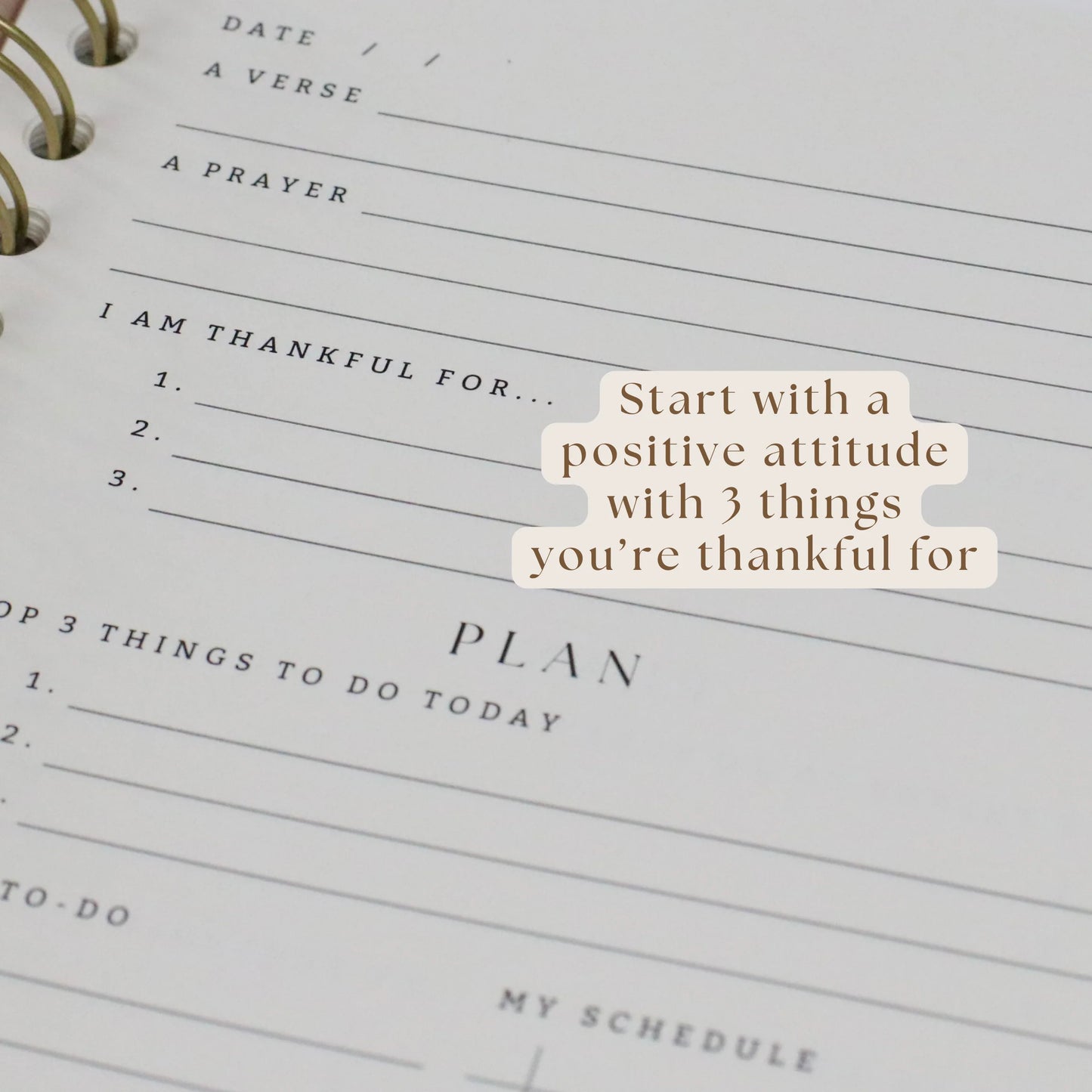 Daily Faith-Based Planner - Devotional Journaling Prompts, Calendar Planning, and Daily Planning