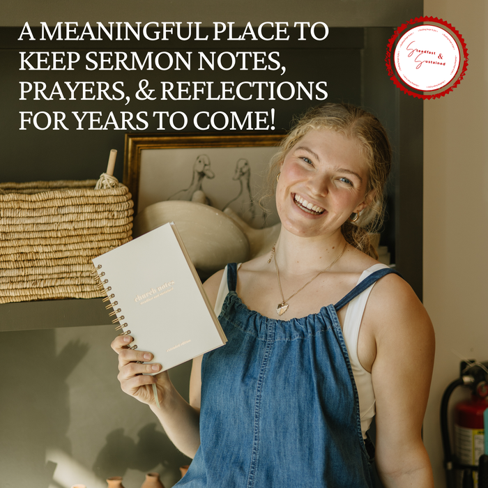 Church Notes Journal Spiral | Stay Focused & Grow in Faith Weekly