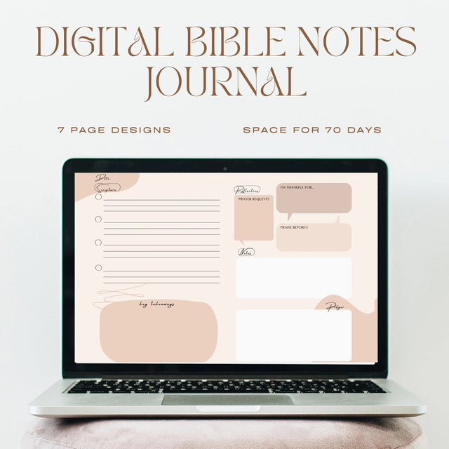 Digital Bible Notes Journal
