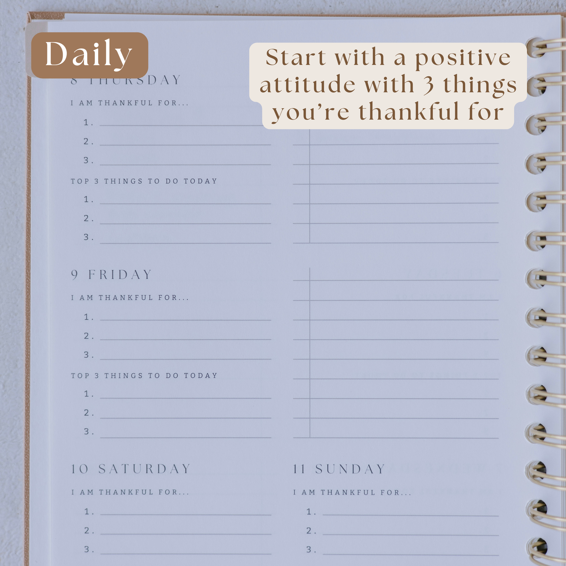 2026 Faith-Based Planner – Goals, Gratitude & Intentional Growth
