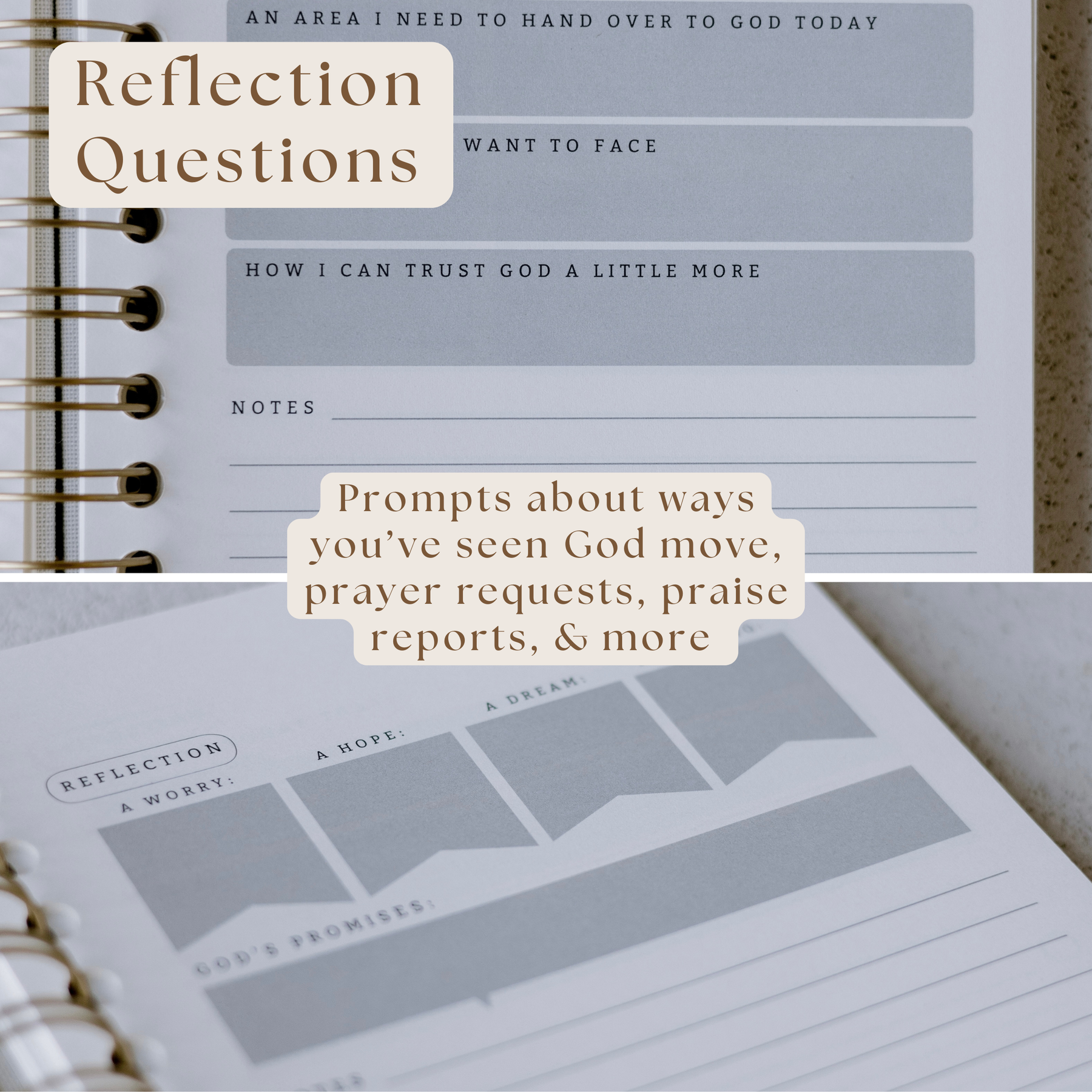 Faith journal for studying and applying Scripture, from Steadfast & Sustained