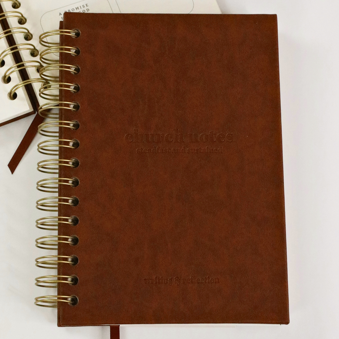 Church Notes Journal Spiral | Stay Focused & Grow in Faith Weekly