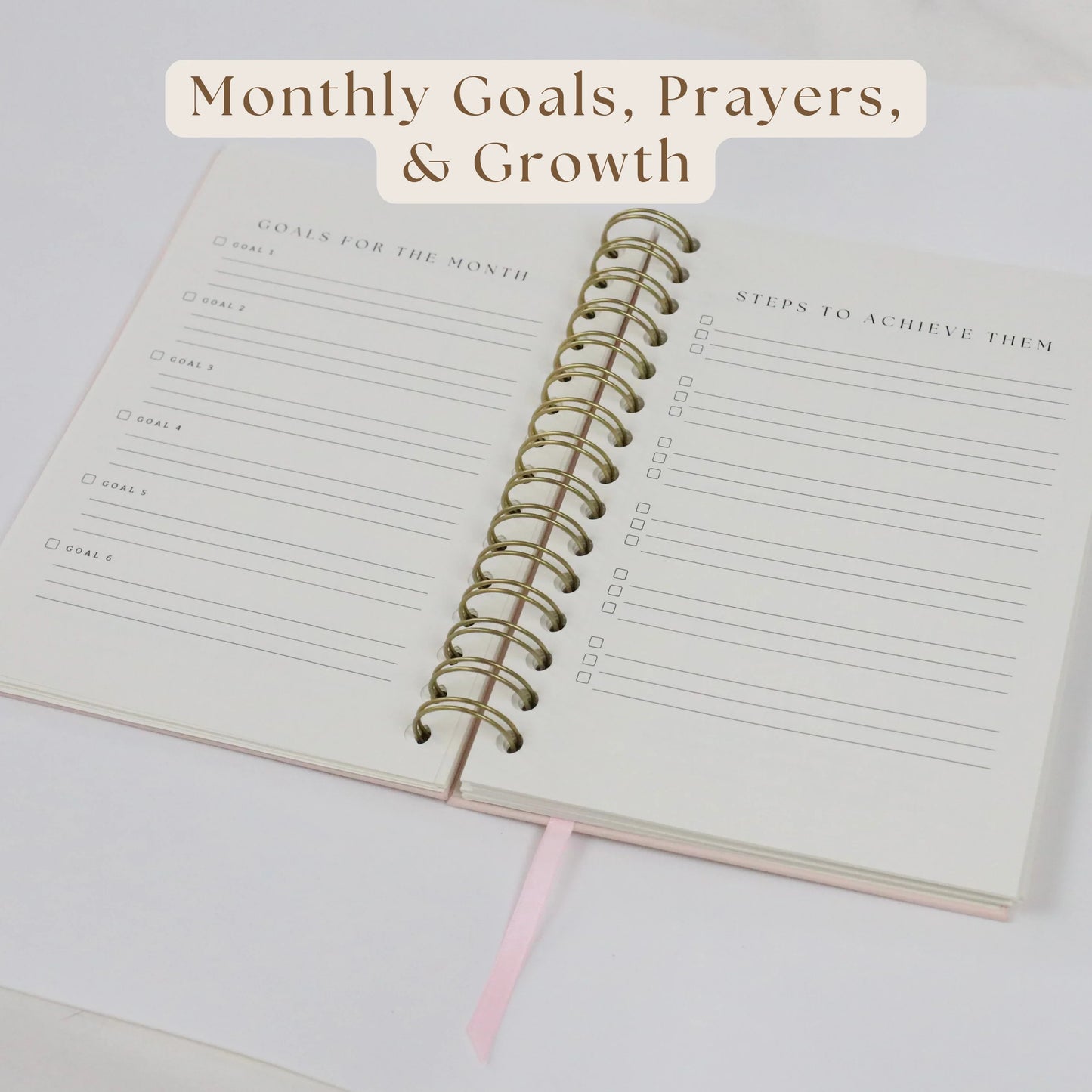 Daily Faith-Based Planner - Devotional Journaling Prompts, Calendar Planning, and Daily Planning