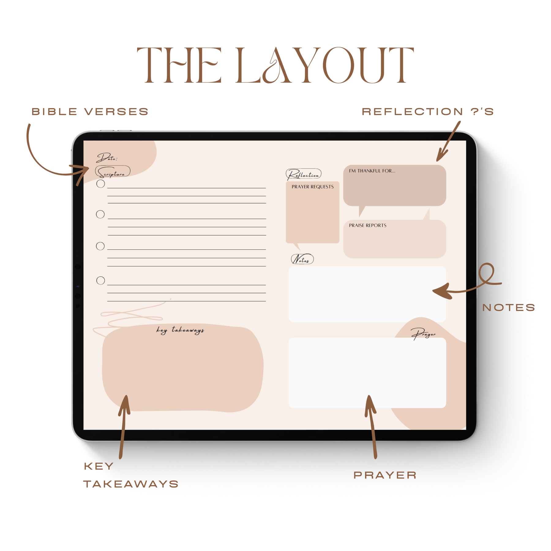 Bible Notes Journal: Digital Version - PDF Bundle - Steadfast and Sustained