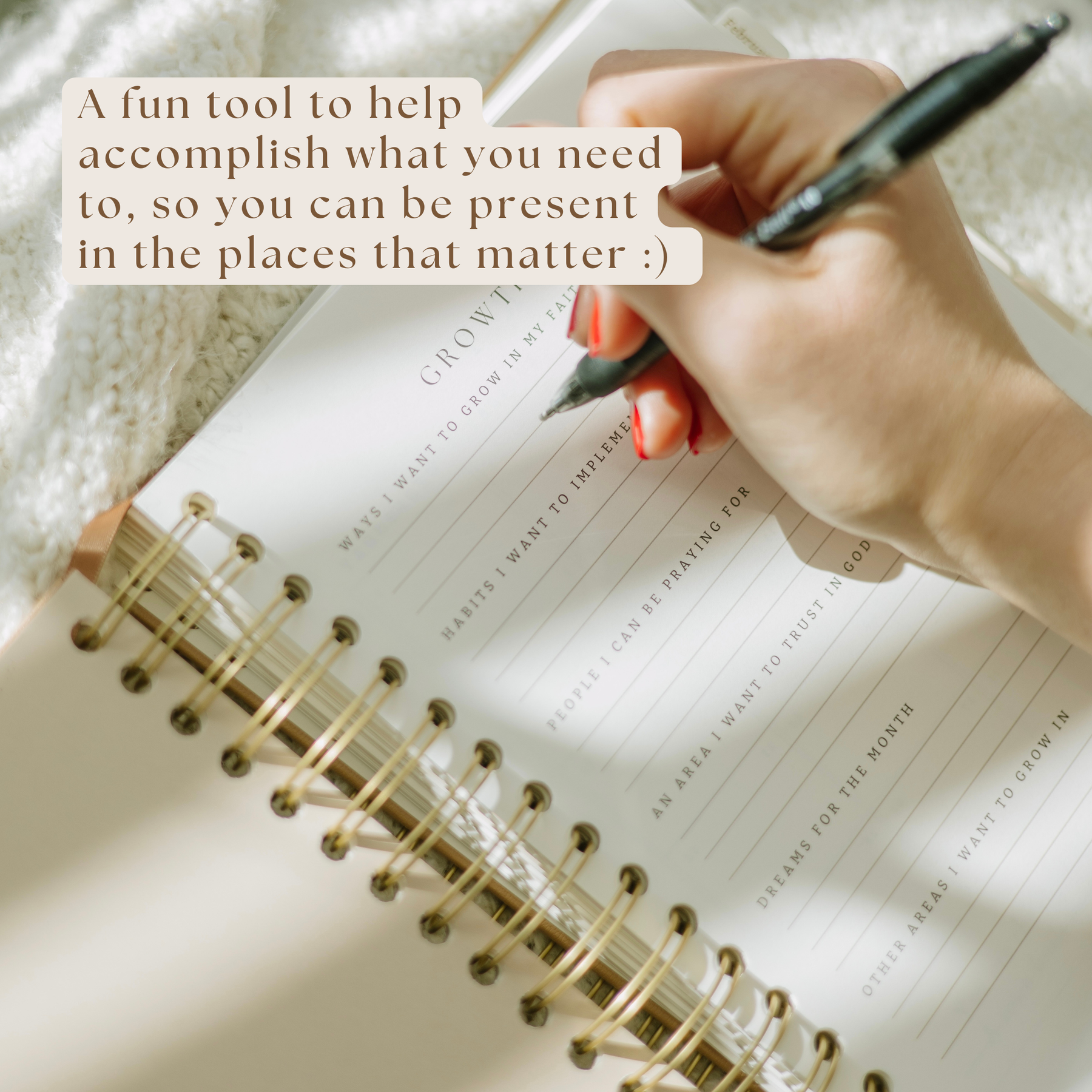 2026 Faith-Based Planner – Goals, Gratitude & Intentional Growth