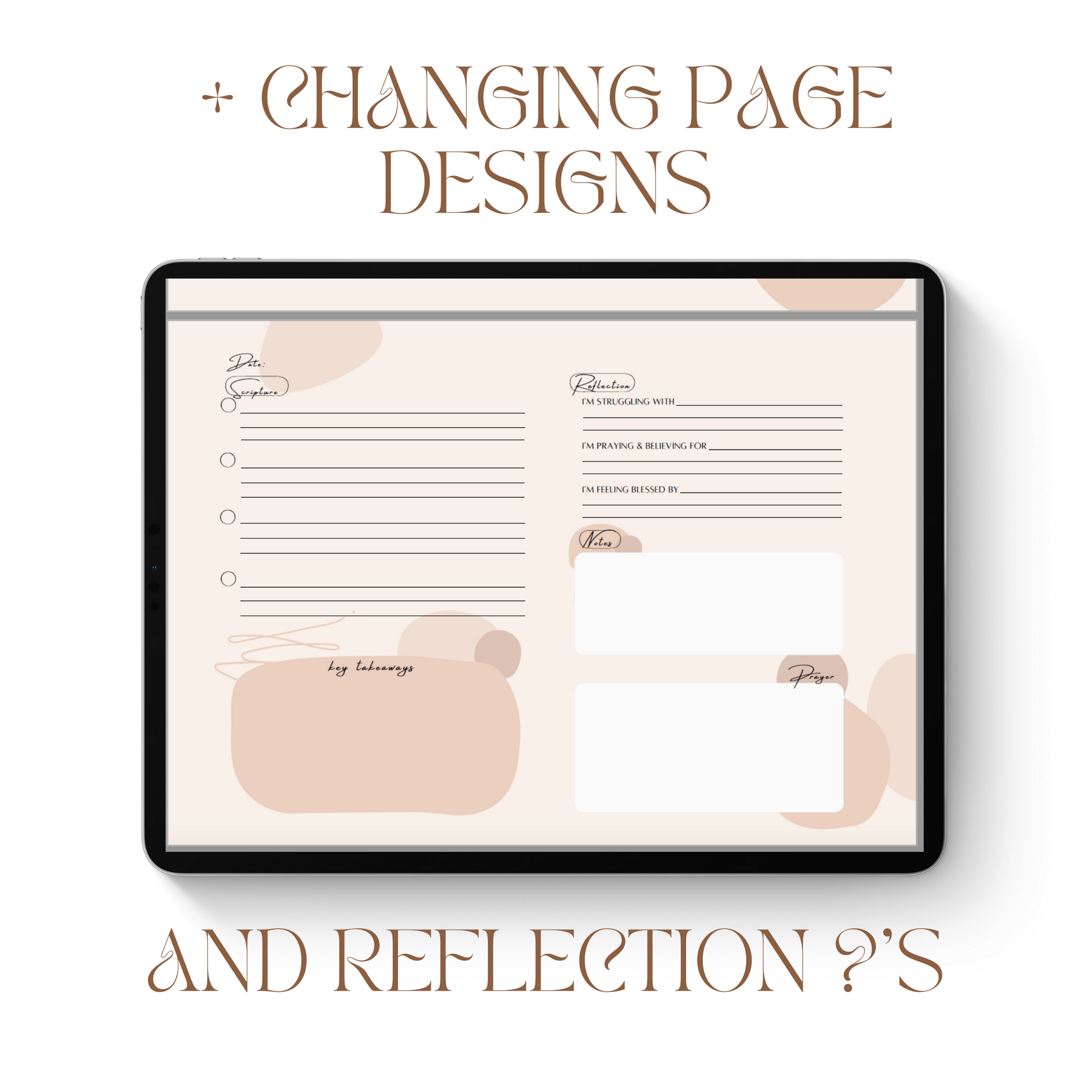 Bible Notes Journal: Digital Version - PDF Bundle - Steadfast and Sustained