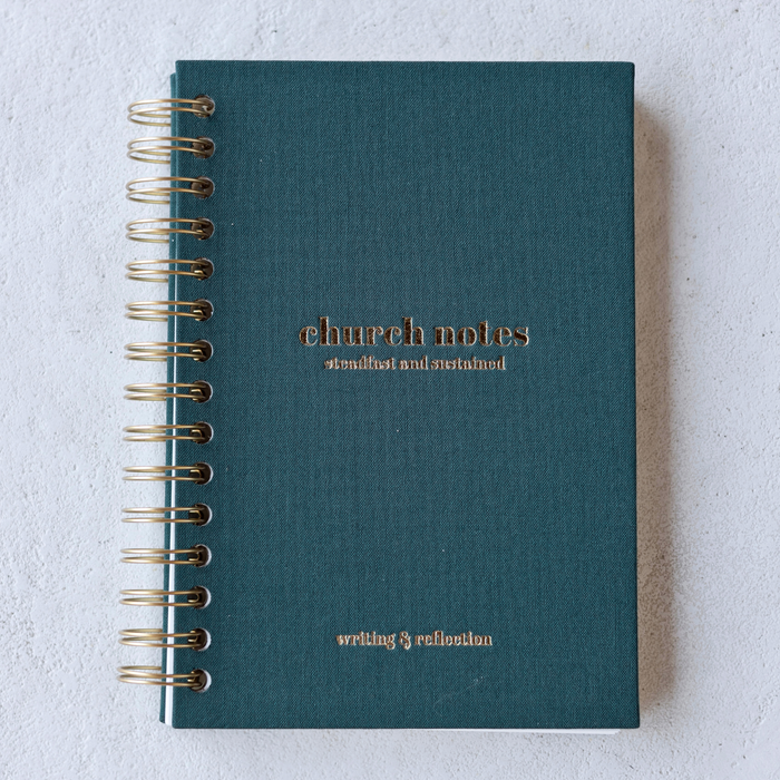 Church Notes Journal Spiral | Stay Focused & Grow in Faith Weekly