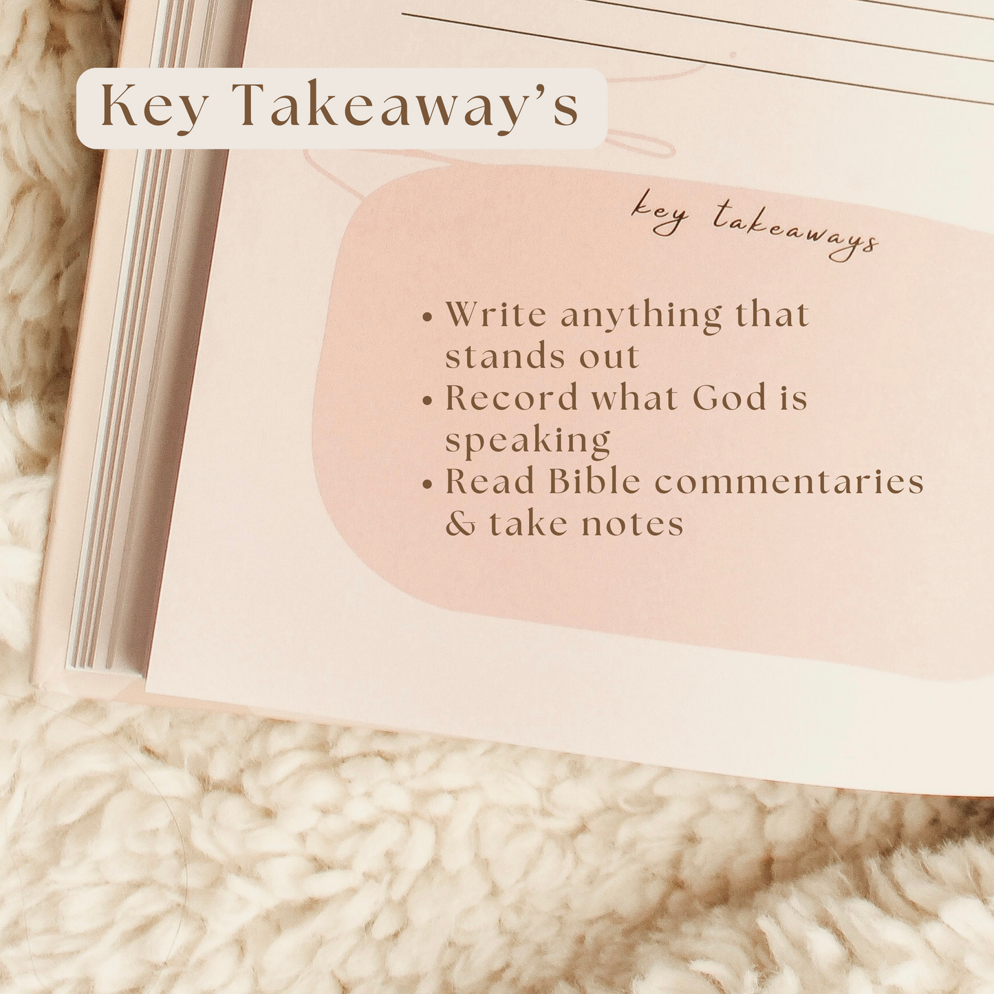 Bible Notes & Reflection Journal
