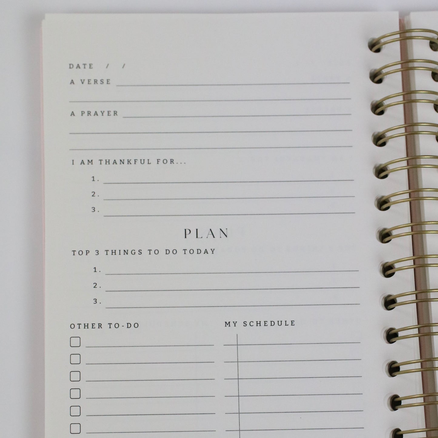 Daily Faith-Based Planner - Devotional Journaling Prompts, Calendar Planning, and Daily Planning